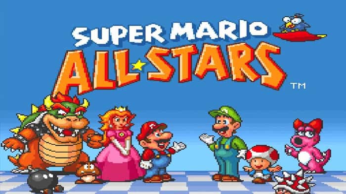 Super Mario All-Stars SNES front cover