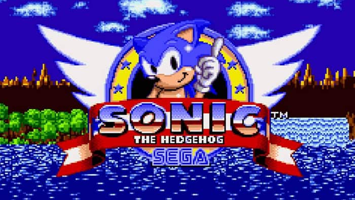 Sonic The Hedgehog Sega Genesis front cover