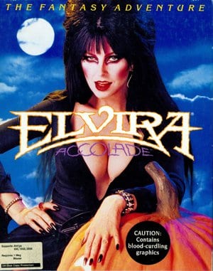 Elvira: Mistress of the Dark DOS front cover