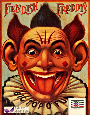 Fiendish Freddy’s Big Top O’ Fun DOS front cover