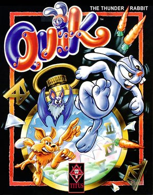 Quik the Thunder Rabbit DOS front cover