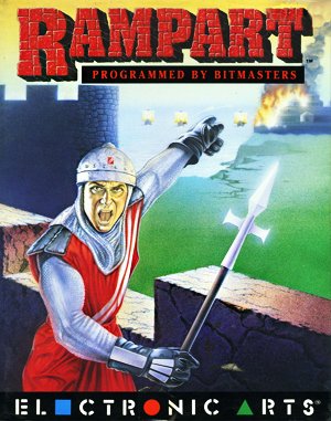 Rampart DOS front cover