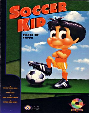 Soccer Kid DOS front cover