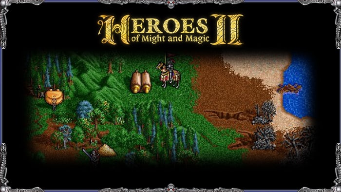 Heroes of Might and Magic 2 DOS front cover