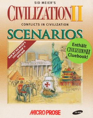 Civilization II: Conflicts in Civilization Win 3.1 front cover