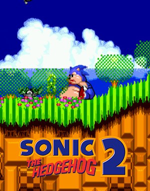 Sonic the Hedgehog 2 XL GENESIS front cover