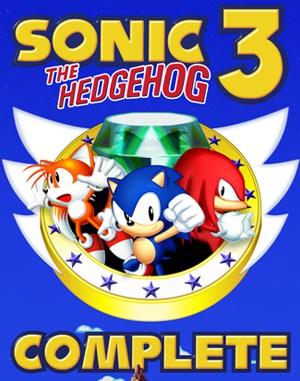 Sonic the Hedgehog 3 Complete GENESIS front cover
