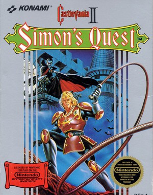 Castlevania II: Simon's Quest NES front cover