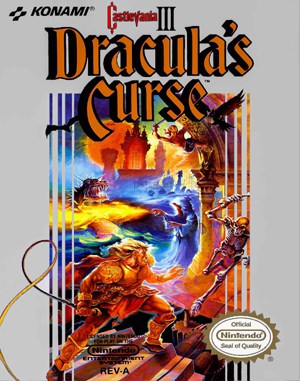 Castlevania III: Dracula's Curse NES front cover