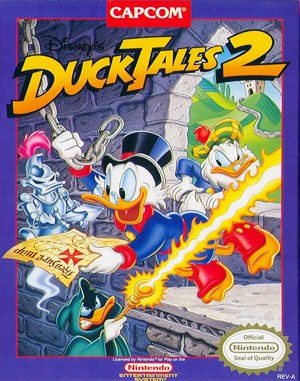 Disney's DuckTales 2 NES front cover
