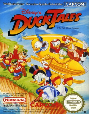 Disney's DuckTales NES front cover