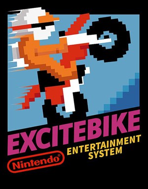 Excitebike NES front cover