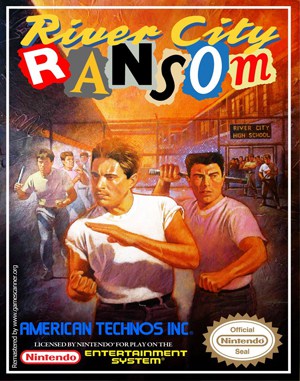 River City Ransom NES front cover