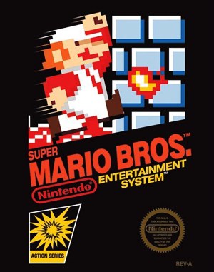 Super Mario Bros. NES front cover