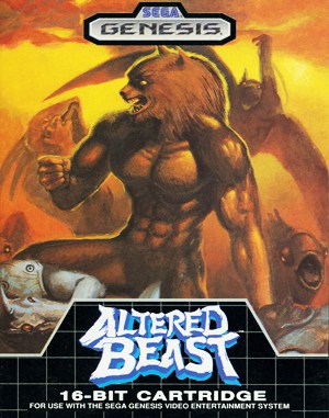 Altered Beast GENESIS front cover