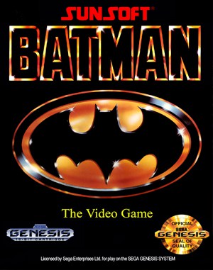 Batman: The Video Game GENESIS front cover