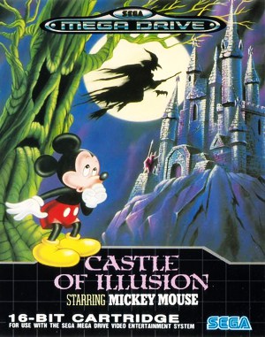 Castle of Illusion Starring Mickey Mouse GENESIS front cover