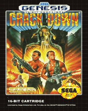 Crack Down GENESIS front cover