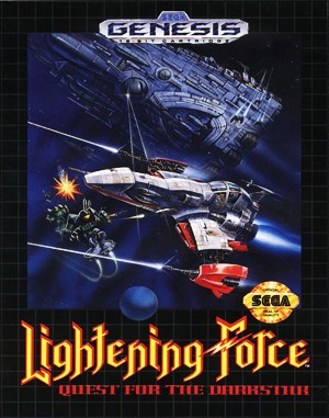 Lightening Force: Quest for the Darkstar GENESIS front cover