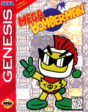 Mega Bomberman GENESIS front cover