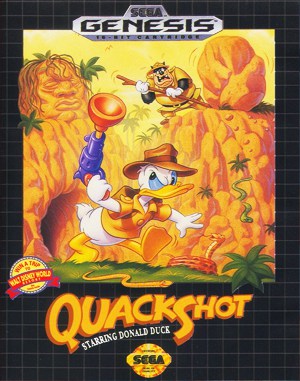 QuackShot starring Donald Duck GENESIS front cover