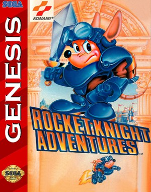 Rocket Knight Adventures GENESIS front cover