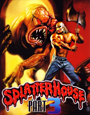 Splatterhouse 3 GENESIS front cover