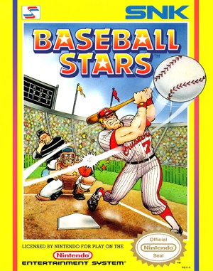 Baseball Stars NES front cover