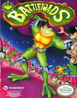 Battletoads NES front cover