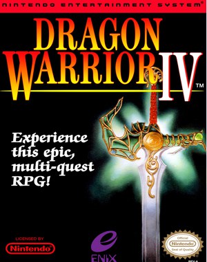 Dragon Warrior IV NES front cover