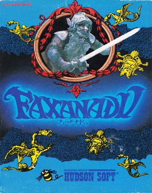 Faxanadu NES front cover