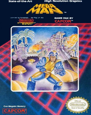 Mega Man NES front cover