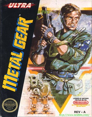 Metal Gear NES front cover