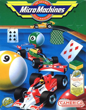 Micro Machines NES front cover