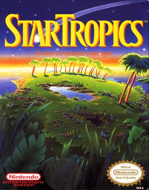 StarTropics NES front cover