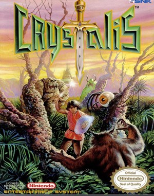 Crystalis NES front cover