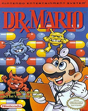 Dr. Mario NES front cover