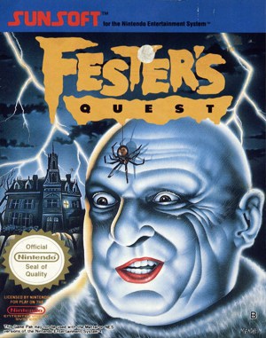 Fester's Quest NES front cover