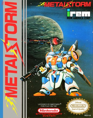 Metal Storm NES front cover
