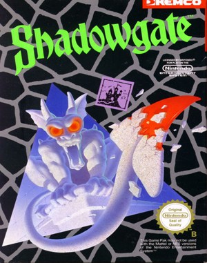 Shadowgate NES front cover
