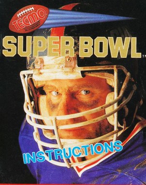 Tecmo Super Bowl NES front cover