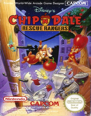 Disney's Chip 'n Dale: Rescue Rangers NES front cover