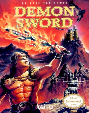 Demon Sword NES front cover