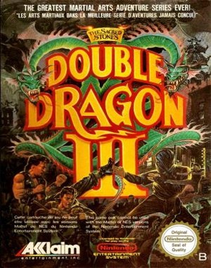 Double Dragon III: The Sacred Stones NES front cover
