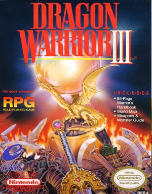 Dragon Warrior III NES front cover