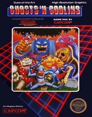 Ghosts 'N Goblins NES cover