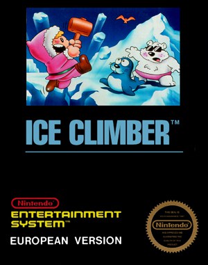 Ice Climber NES front cover
