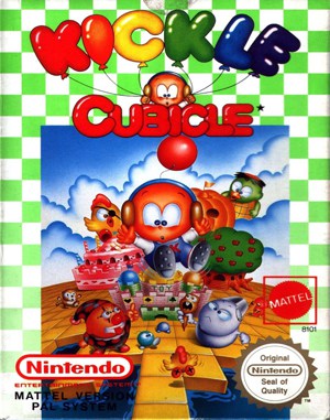 Kickle Cubicle NES front cover