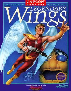 Legendary Wings NES front cover