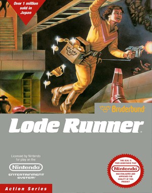 Lode Runner NES front cover